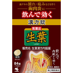 生葉漢方錠 84錠 1個