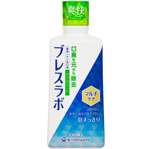 ブレスラボ マウスウォッシュ マルチケア ダブルミント 450ml 1個