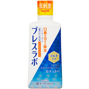 ブレスラボ マウスウォッシュ マルチケア シトラスミント 450ml 1個