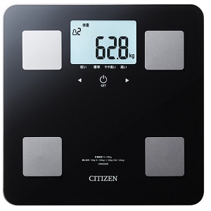 シチズン 体組成計 HMS525-BK （ブラック）同梱不可 1個