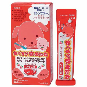 おくすり飲めたねスティックタイプ いちご味 25g ×6本入 1個