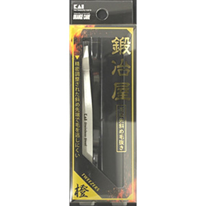 オレンジケア 高級先斜め毛抜き （鍛冶屋） 