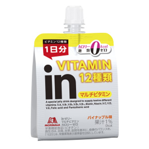 森永 inゼリー マルチビタミン カロリーゼロ パイナップル味 180g×6個 