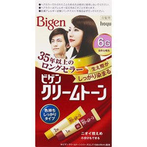 ビゲン クリームトーン 6G 自然な褐色 1個