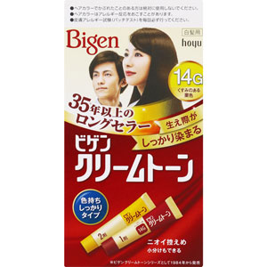 ビゲン クリームトーン 14G くすみのある栗色 1個