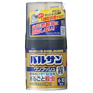 バルサンワンプッシュ霧タイプ 6-10畳用 46.5g 1個