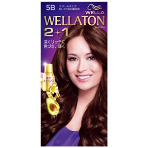 ウエラトーン ツープラスワン クリームヘアカラー 5B×10個 