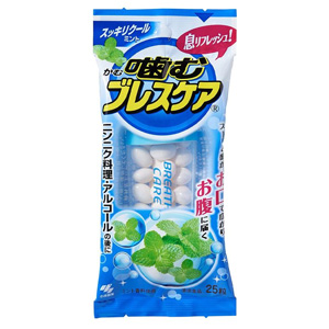 噛むブレスケア スッキリクールミント味 25粒 1個