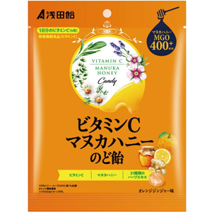 浅田飴  ビタミンCマヌカハニーのど飴 60g 1個