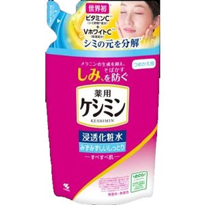 ケシミン化粧水 みずみずしい しっとり つめ替え 140ml 1個