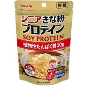 山本漢方 きな粉プロテイン 無糖 400g 1個