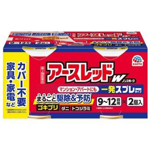アースレッドＷ ノンスモーク 9～12畳用 150mlＸ2個 1個