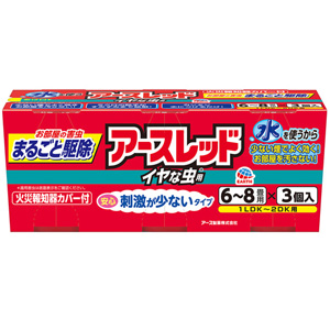 アースレッド イヤな虫用 6～8畳用 10g×3個 1個