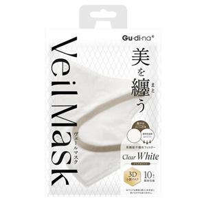 グディナ ヴェールマスク クリアホワイト (個別包装) 10枚入 1個