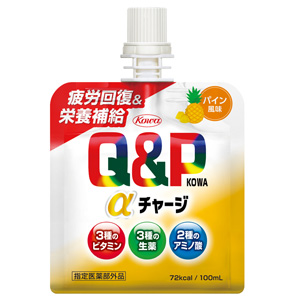 キューピーコーワαチャージ（パイン風味）100mL×6袋 
