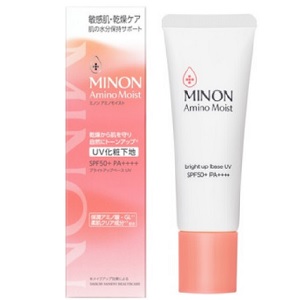 ミノン アミノモイスト ブライトアップベース UV ナチュラルベージュ 25g 1個