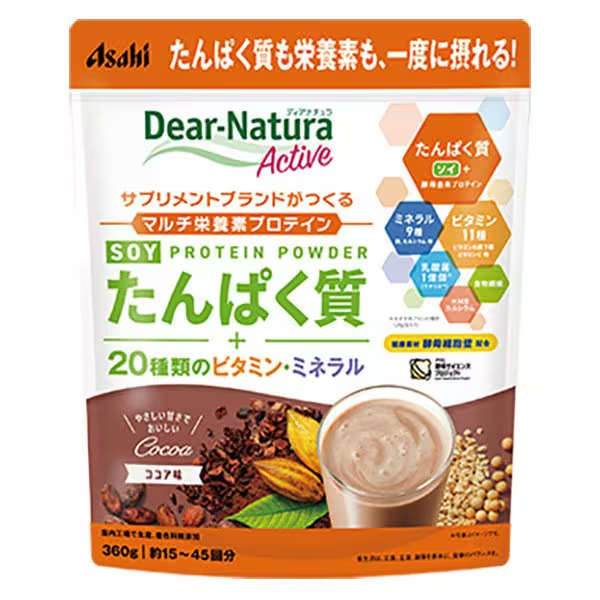 ディアナチュラアクティブ ソイプロテイン ココア味 360g 1個