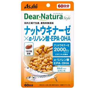 ディアナチュラスタイル ナットウキナーゼ×α-リノレン酸・EPA・DHA 60粒(60日分) 1個