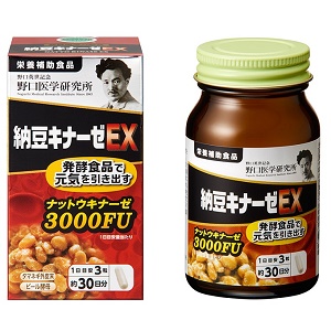 野口医学研究所 納豆キナーゼEX 90粒 1個