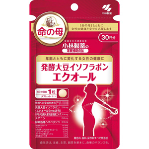 小林製薬 発酵大豆イソフラボン エクオール 30粒 30日分 1個