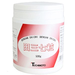 栃本天海堂 田三七粒 500g(デンサンシチ) 同梱不可 1個