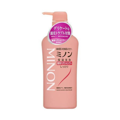 ミノン薬用ヘアシャンプー ポンプ450ml 