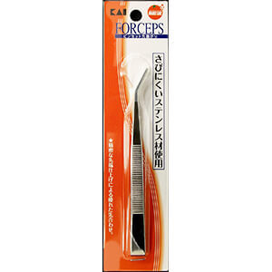 オレンジケア ピンセット先曲がり 1個