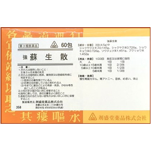 剤盛堂 強 蘇生散(そせいさん) 60包 1個