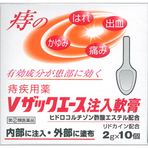 Vザックエース注入軟膏 2g×10個 1個