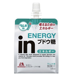森永 inゼリー エネルギーブドウ糖 ラムネ味 180g×6個 