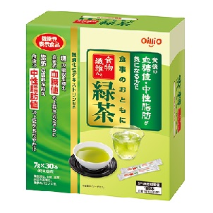 食事のおともに食物繊維入り緑茶