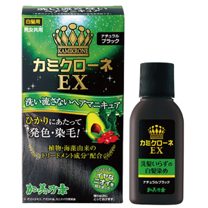 加美乃素 カミクローネEX ナチュラルブラック 80ml 1個