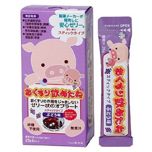 おくすり飲めたねスティックタイプ ぶどう味 25g ×6本入 1個