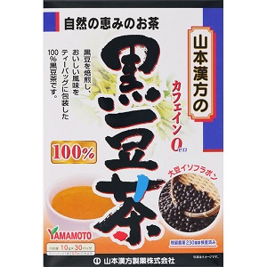 山本漢方 黒豆茶100％ 〈ティーバッグ〉 10g×30包 1個