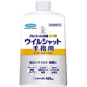 アルコール消毒プレミアム ウイルシャット手指用 つけかえ用 400ml 1個