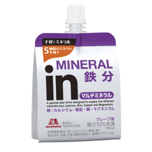 森永 inゼリー マルチミネラル グレープ味 180g×6個 