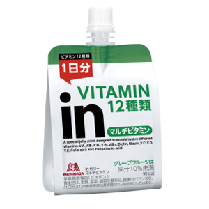 森永 inゼリー マルチビタミン  グレープフルーツ味 180g×6個 