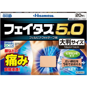 フェイタス5.0 大判サイズ 20枚入 キャンセル不可商品 1個