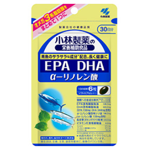 小林製薬 EPA DHA α-リノレン酸 180粒 30日分  1個