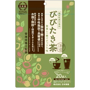 日本薬健 びびたき茶 緑茶ブレンド 20袋入【機能性表示食品】 1個