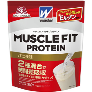 森永製菓 ウイダー マッスルフィットプロテイン＜バニラ味＞840g 1個