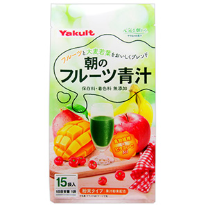 ヤクルト 朝のフルーツ青汁 105g（7g×15袋） 1個