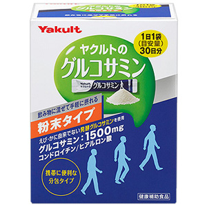 ヤクルト グルコサミン粉末 90g（3g×30袋） 1個