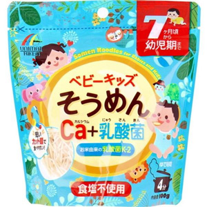 ユニマットリケン ベビーキッズそうめん カルシウム+乳酸菌 100g 1個