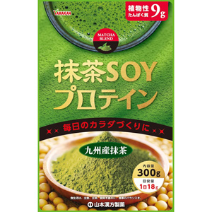 山本漢方 抹茶SOYプロテイン 300g 1個