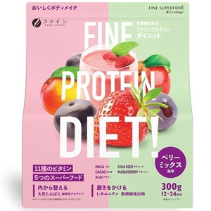 ファイン プロテイン ダイエット AYA'Sセレクション ベリーミックス風味 300g 1個