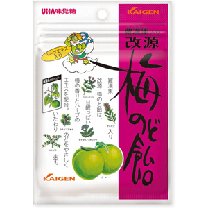 カイゲン 改源梅のど飴  70g  1個