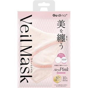 グディナ ヴェールマスク エアリーピンク (個別包装) 10枚入 1個