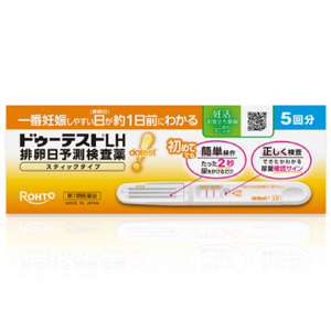 ドゥーテストLH排卵日予測検査薬 スティックタイプ 5回分  ロート製薬 1個