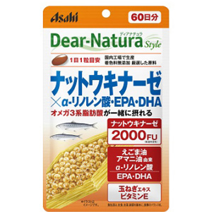 ディアナチュラスタイル ナットウキナーゼ×α-リノレン酸・EPA・DHA 60粒(60日分) 1個
